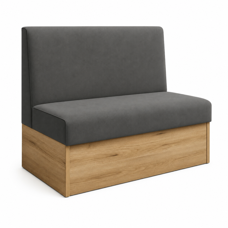 Gepolsterte Sitzecke – Platte auf Bestellung – Modulares Sofa