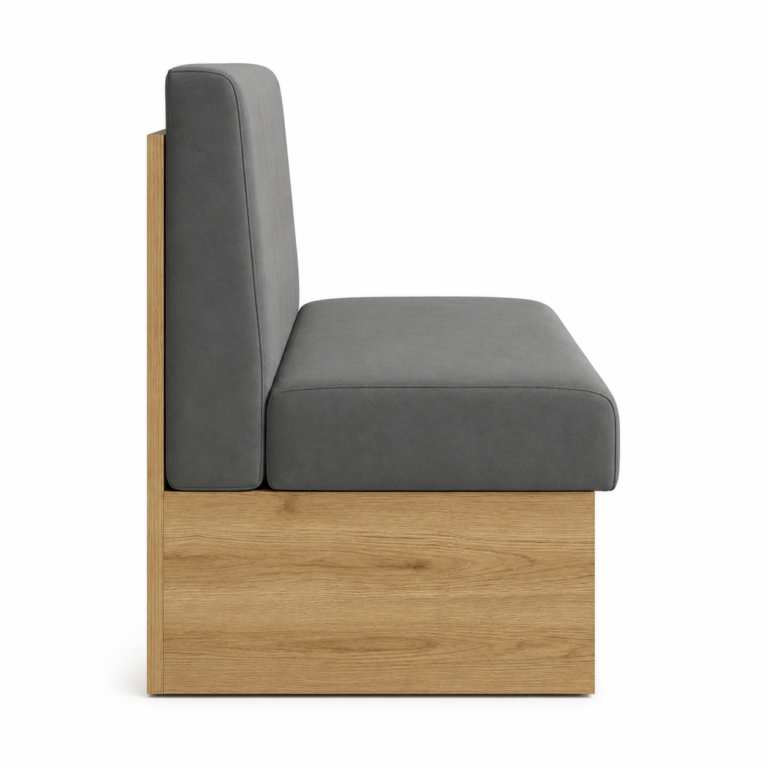 Gepolsterte Sitzecke – Platte auf Bestellung – Modulares Sofa