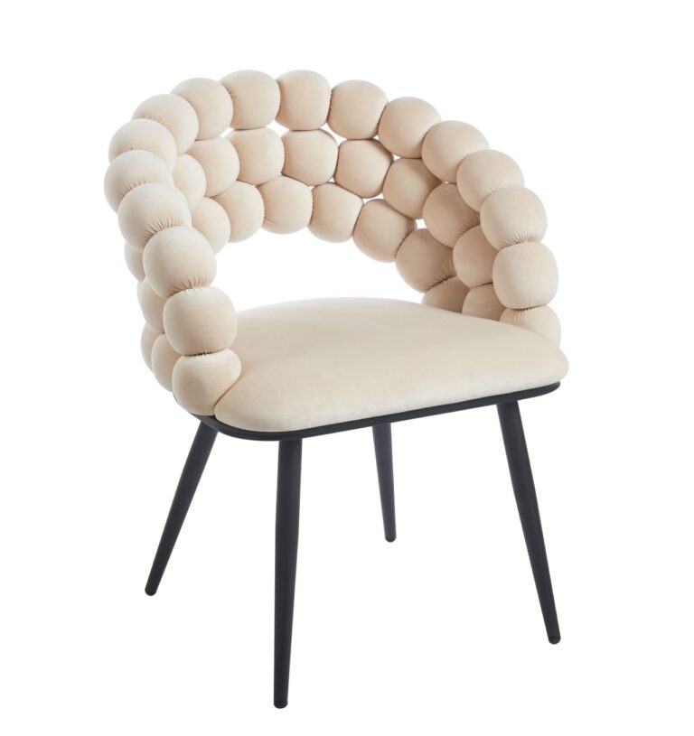 Velvet chair (beige) K20B