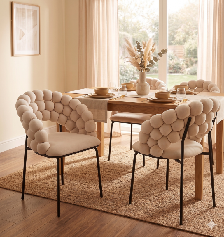 Velvet chair (beige) K20B