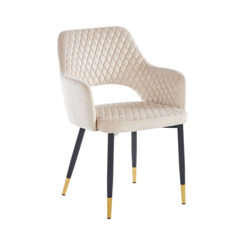 Velvet chair (beige) K3