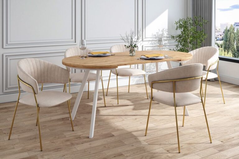 Velvet chair (beige) K4