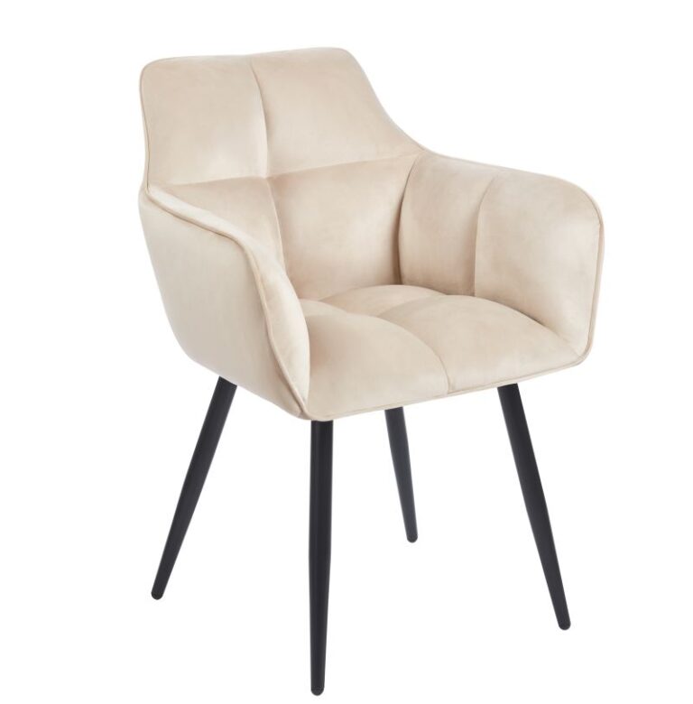 Velvet chair (beige) K40