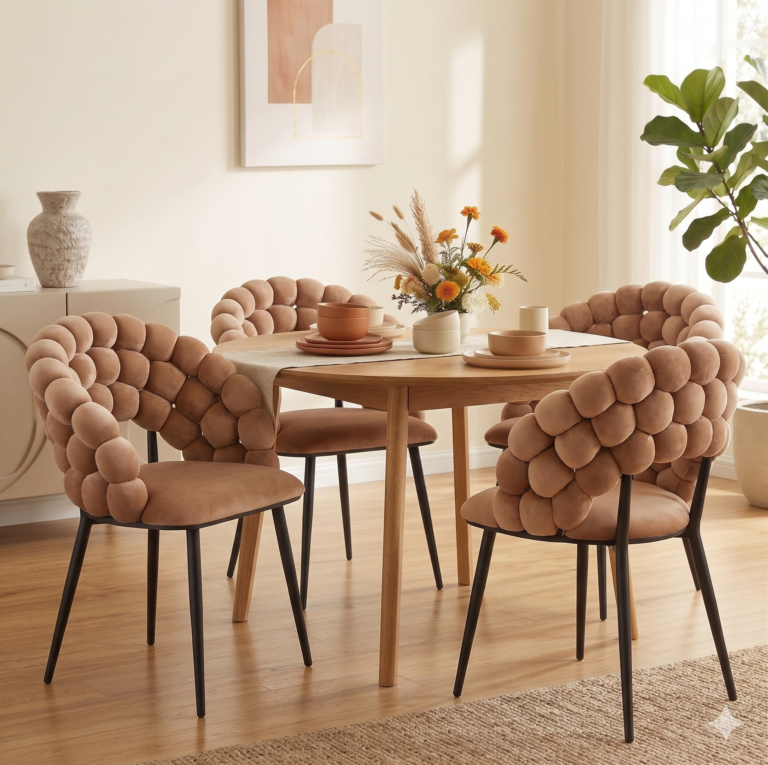 Velvet chair (cappuccino) K20B