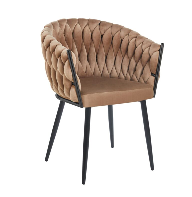 Velvet chair (cappuccino) K7