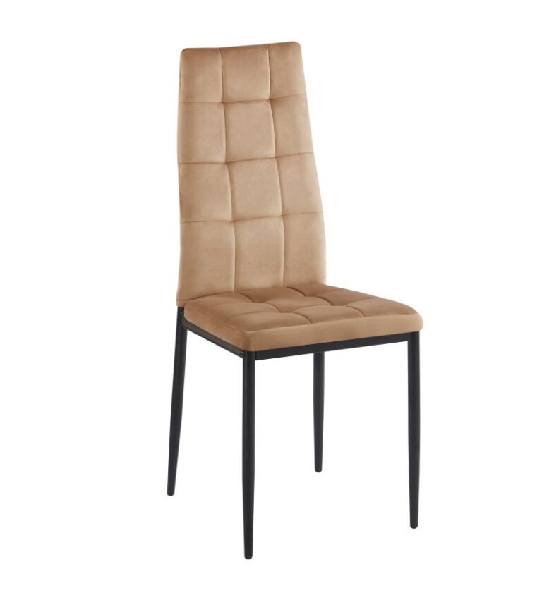 Velvet chair (cappuccino) K29