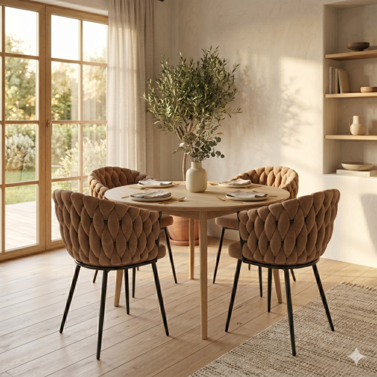 Velvet chair (cappuccino) K7