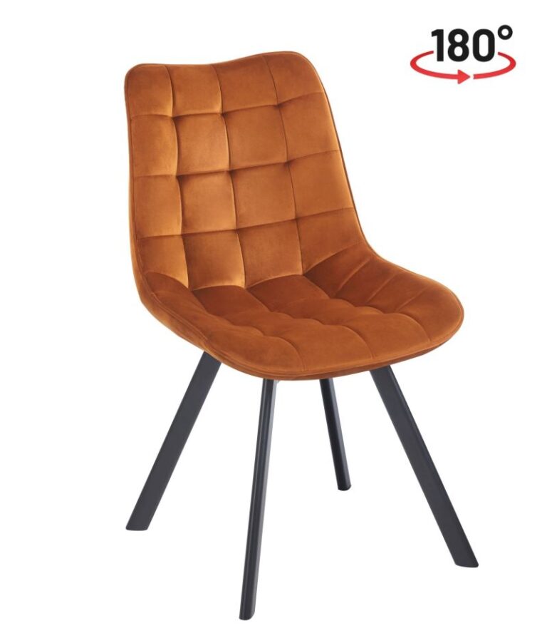 Velvet chair (cinnamon) KO265