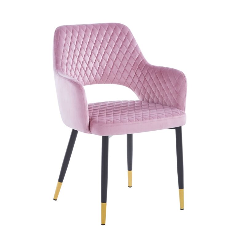 Velvet chair (pink) K3