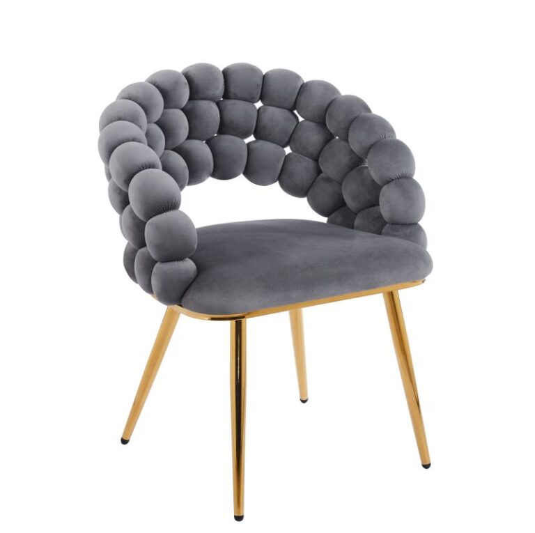 Velvet chair (gray)