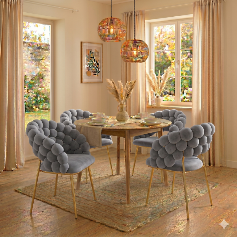 Velvet chair (gray)