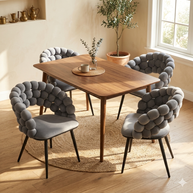 Velvet chair (gray) K20B