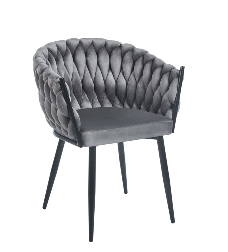 Velvet chair (gray) K7
