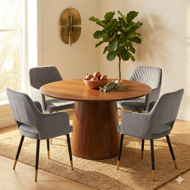 Velvet chair (gray) K3
