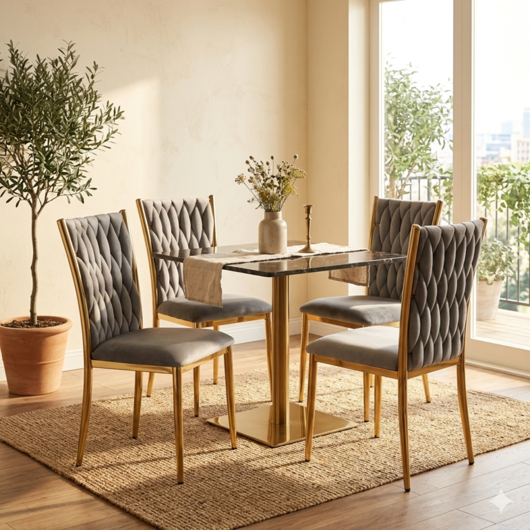 Velvet chair (gray) K37