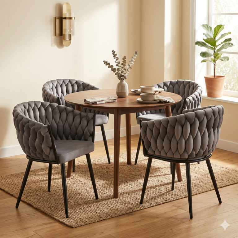 Velvet chair (gray) K7