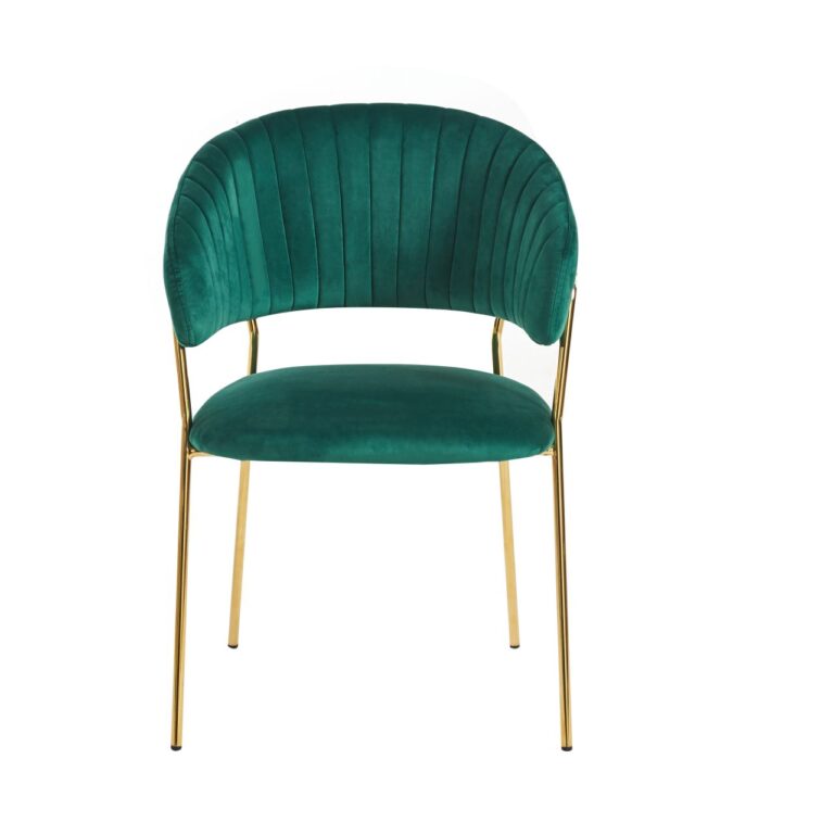 Velvet chair (green) K4