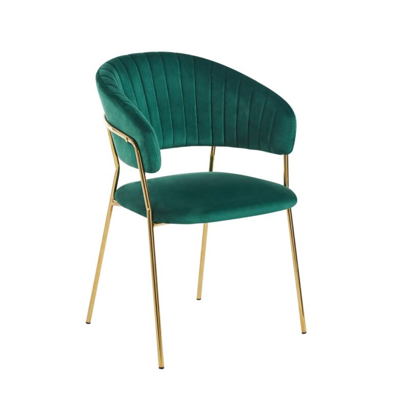 Velvet chair (green) K4