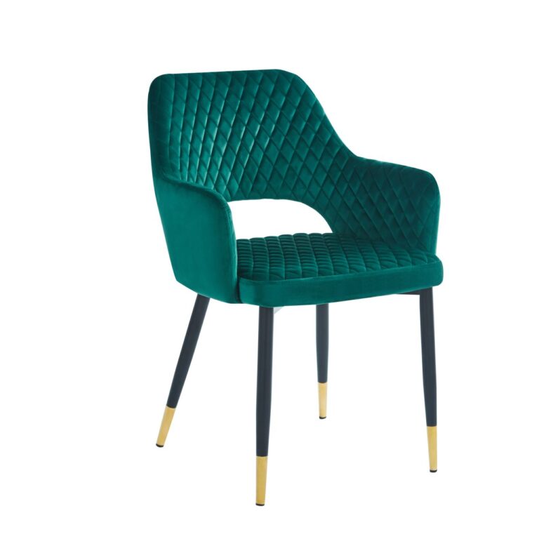 Krzesło velvet (zielone) K3