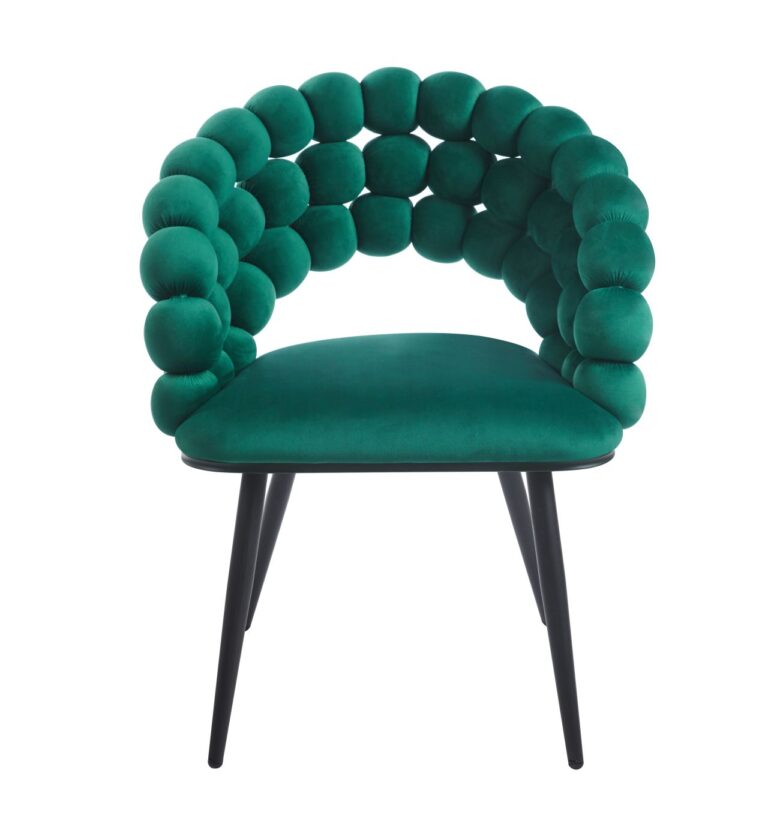 Velvet chair (green) K20B