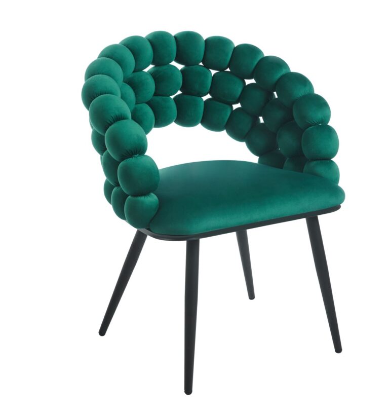 Velvet chair (green) K20B