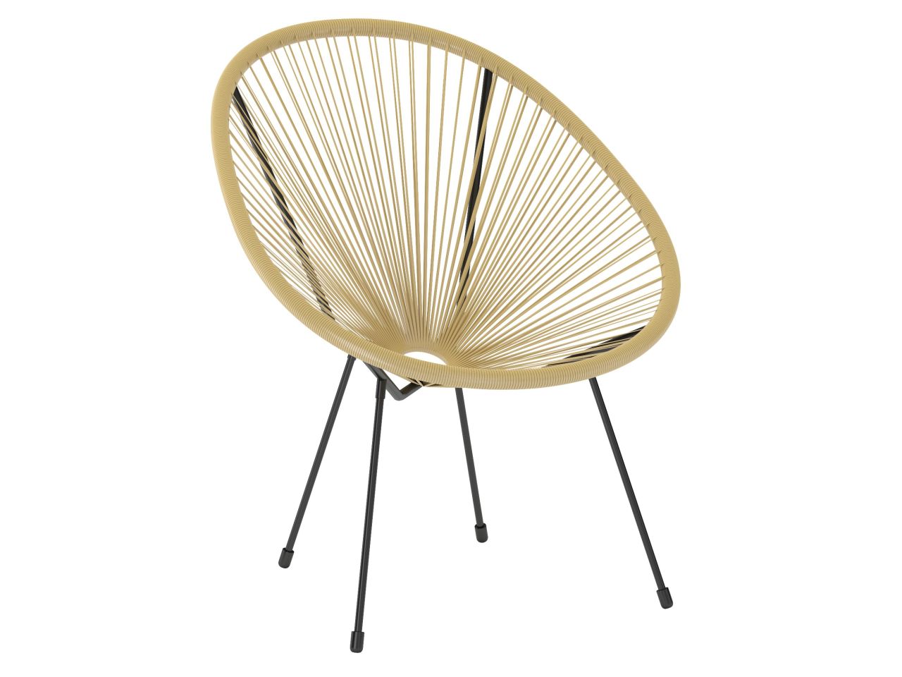 Technorattan-Sessel K15 – naturfarben