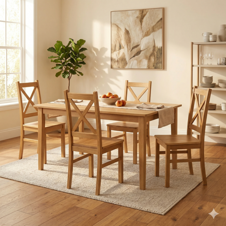 Cross-back chair