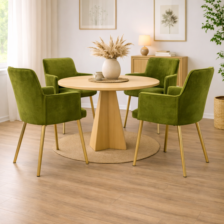 Viki chair golden legs