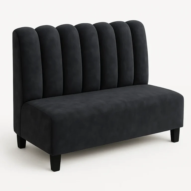Velour in the restaurant - luxury sofas that do not go out of fashion