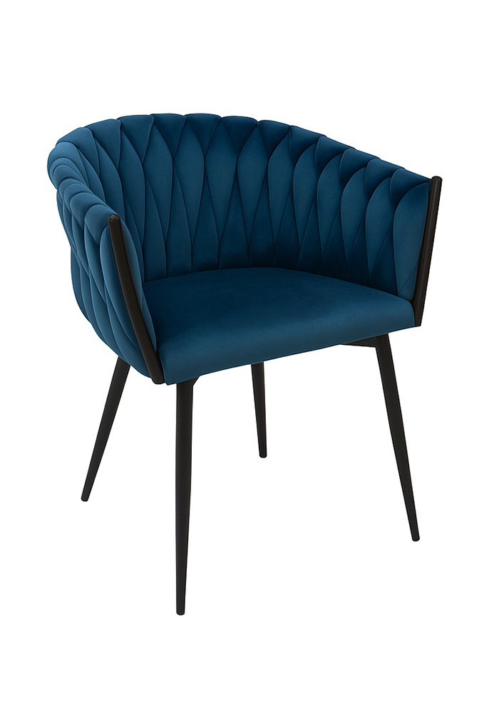 Stuhl „Asti“ in Marineblau