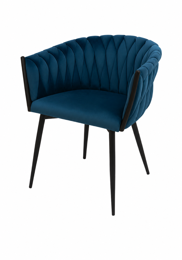 Stuhl „Asti“ in Marineblau