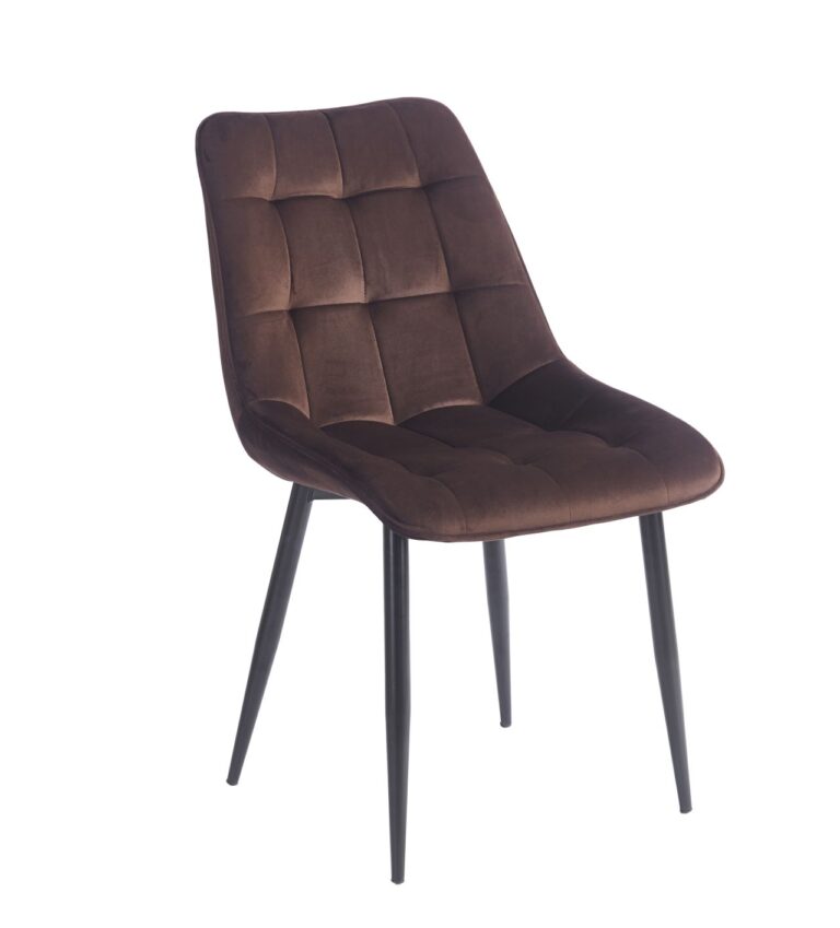 Velvet Chair - Riviera 26 Mocha Brown