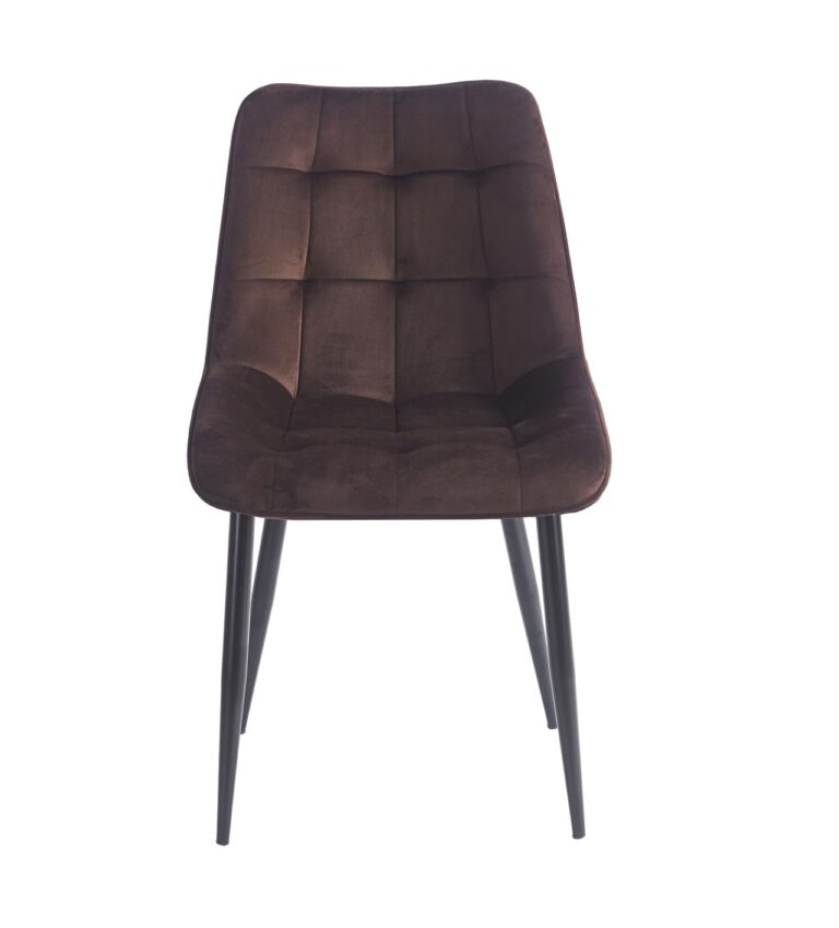 Velvet Chair - Riviera 26 Mocha Brown