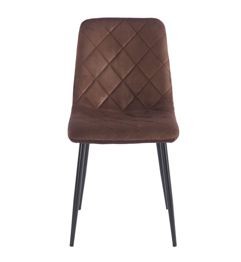 Velvet Chair - Riviera 28, Brown