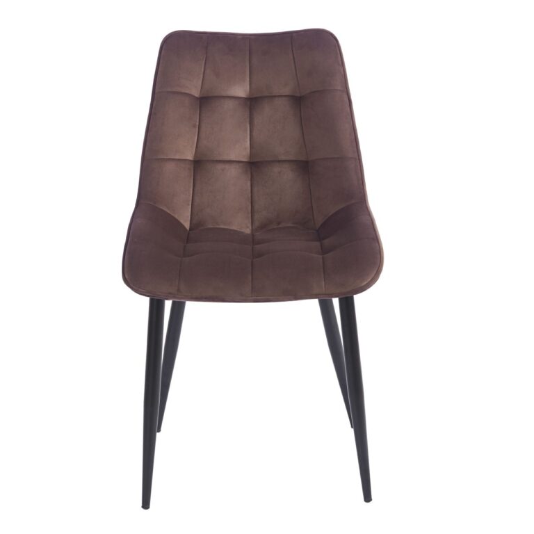Velvet Chair - Riviera 28, Brown