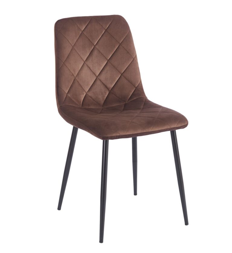 Velvet Chair - Riviera 28, Brown