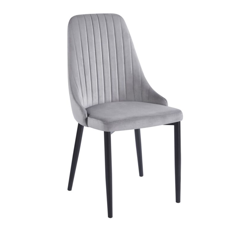 Velvet Chair - Riviera 91, Gray