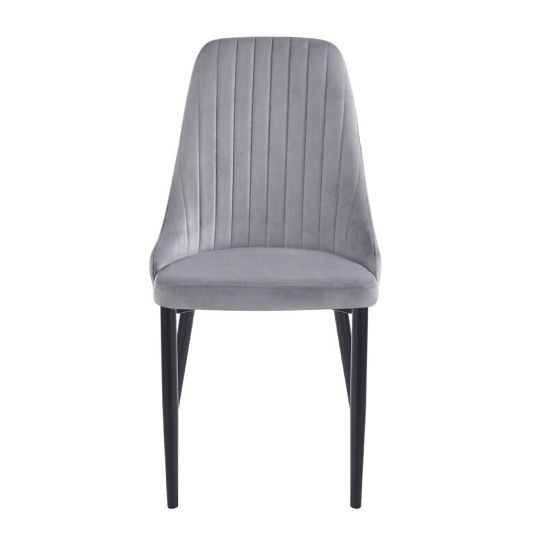 Velvet Chair - Riviera 91, Gray