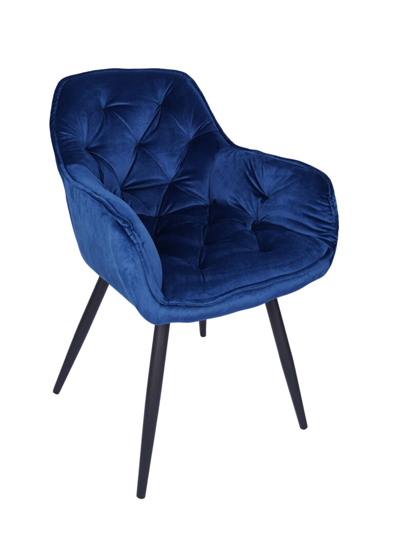 Vitos Chair, Navy Blue