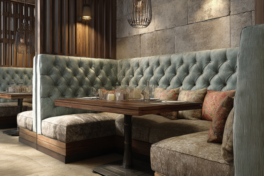 A Comparison of the Return on Investment for Bar Booths and Chairs in a Modern Restaurant
