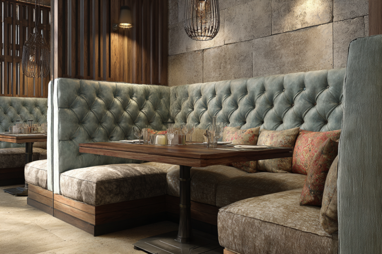 A Comparison of the Return on Investment for Bar Booths and Chairs in a Modern Restaurant