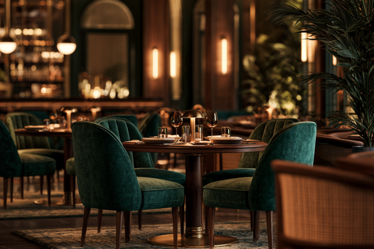Restaurant chairs for an elegant dining space